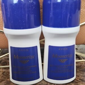 Avon Mesmerize Roll-On Deodorant - Blue & White